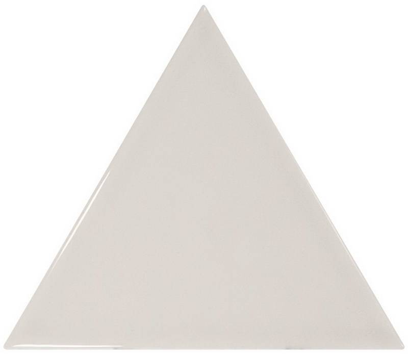 Керамическая плитка Equipe Scale Triangolo Light Grey 23816, цвет серый, поверхность глянцевая, треугольник, 108x124