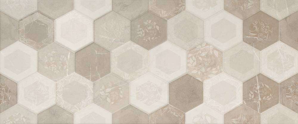 Декоративные элементы Porcelanite Dos Serie 8215 Crema Relieve Rodas, цвет коричневый бежевый, поверхность матовая, прямоугольник, 333x800