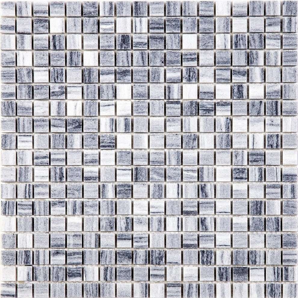 Мозаика Natural Mosaic I-Тilе (1,5X1,5) 4M031-15P, цвет серый, поверхность полированная, квадрат, 298x298