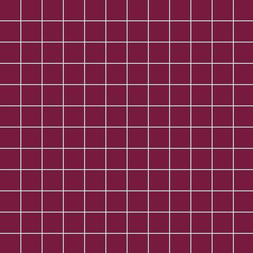 Мозаика Ce.Si Matt Amaranto Su Rete 2,5x2,5, цвет бордовый, поверхность матовая, квадрат, 300x300