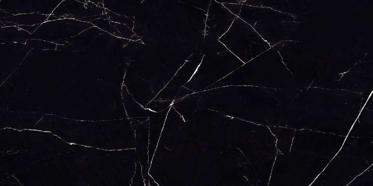 Керамогранит Piemme Majestic Royal Nero N/R 02546, цвет чёрный, поверхность матовая, прямоугольник, 300x600