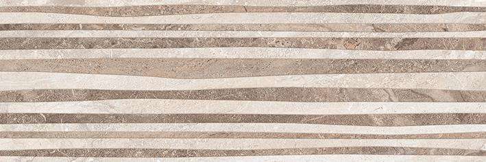 Декоративные элементы Laparet Polaris плитка настенная серый рельеф 17-10-06-493, цвет коричневый бежевый, поверхность глянцевая, прямоугольник, 200x600