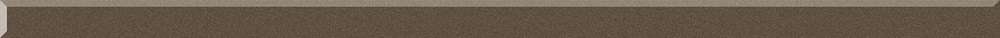 Бордюры Paradyz Uniwersalna Listwa Szklana Wenge, цвет коричневый, поверхность глянцевая, прямоугольник, 23x600