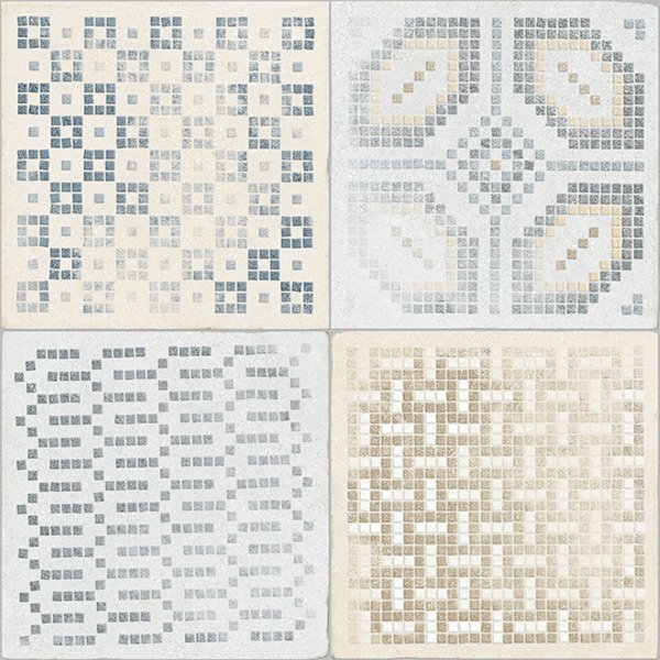 Декоративные элементы Vives Beta Anidros, цвет серый, поверхность матовая, квадрат, 600x600