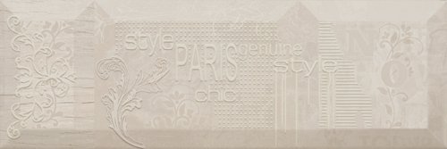 Декоративные элементы Estile Decor Paris A, цвет бежевый, поверхность матовая, прямоугольник, 150x450
