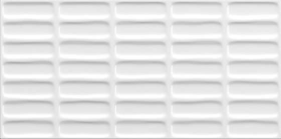 Керамическая плитка 41zero42 Superclassica Scw Waffle Bianco 4101032, цвет белый, поверхность глянцевая, прямоугольник, 125x250