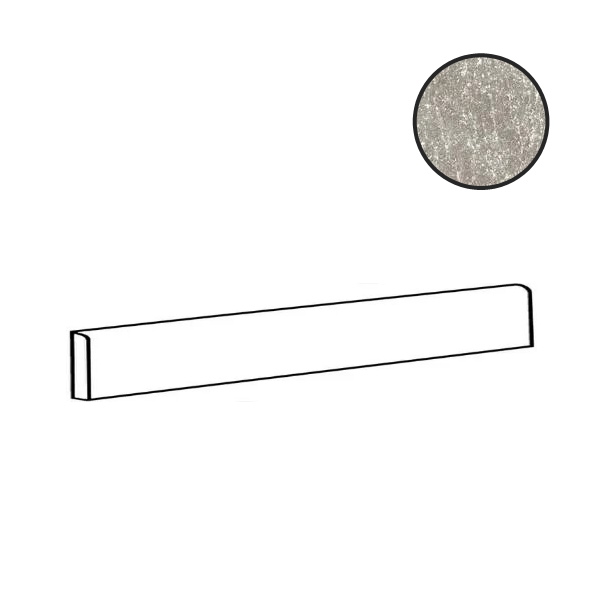Бордюры Imola VIBES BT120BS, цвет серый, поверхность натуральная, прямоугольник, 60x1200