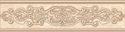 Бордюры Керлайф Imperial D'Arte Crema, цвет бежевый, поверхность глянцевая, прямоугольник, 80x315