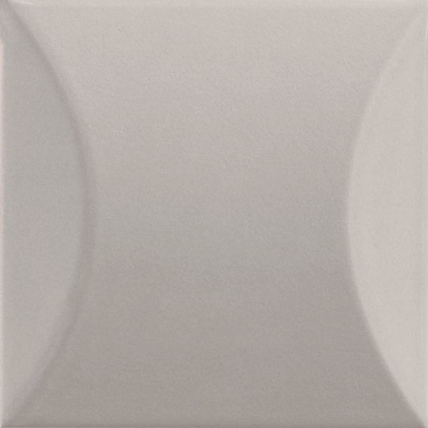 Керамическая плитка Ava UP Cuscino Grey Glossy 192053, цвет серый, поверхность глянцевая 3d (объёмная), квадрат, 100x100