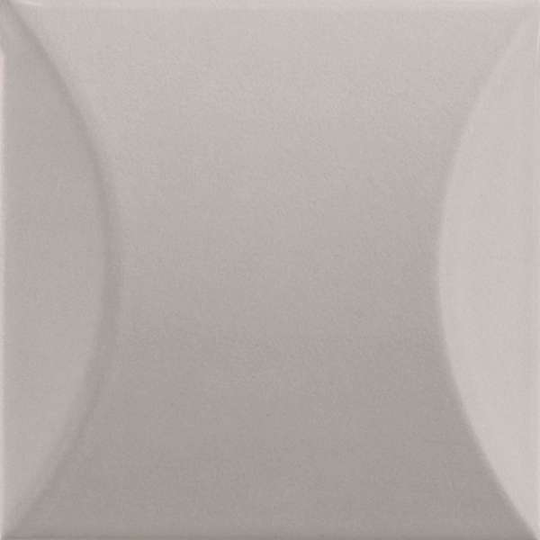 Керамическая плитка Ava UP Cuscino Grey Glossy 192053, цвет серый, поверхность глянцевая 3d (объёмная), квадрат, 100x100