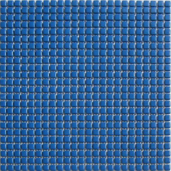 Мозаика Lace Mosaic SS 06, цвет синий, поверхность глянцевая, квадрат, 315x315