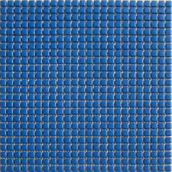 Мозаика Lace Mosaic SS 06, цвет синий, поверхность глянцевая, квадрат, 315x315