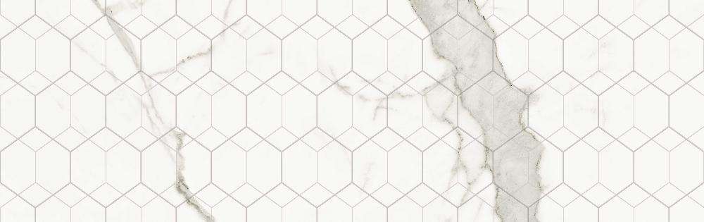 Декоративные элементы Grespania Marmorea Naos Estatuario 17MD03N, цвет белый, поверхность матовая, прямоугольник, 315x1000