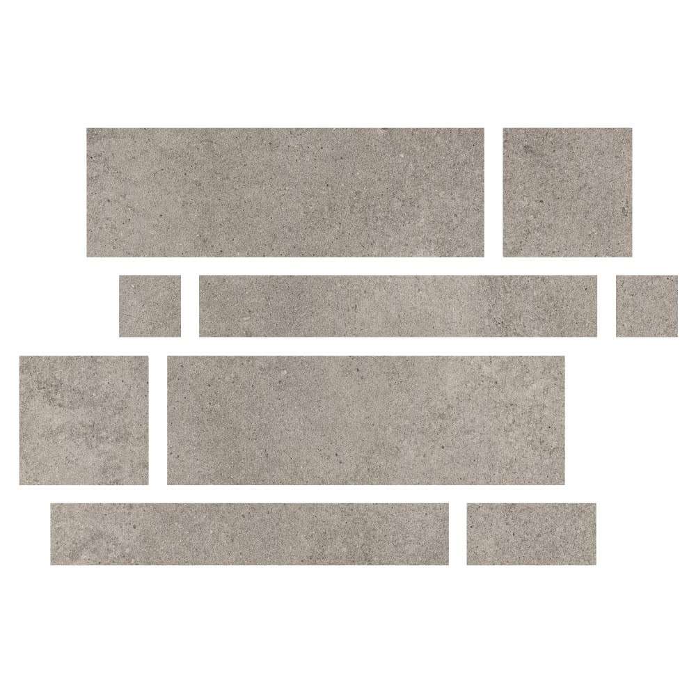 Керамогранит ABK Unika Grey Mix Wall Rett. UKR20150, цвет серый, поверхность матовая, прямоугольник, 600x800