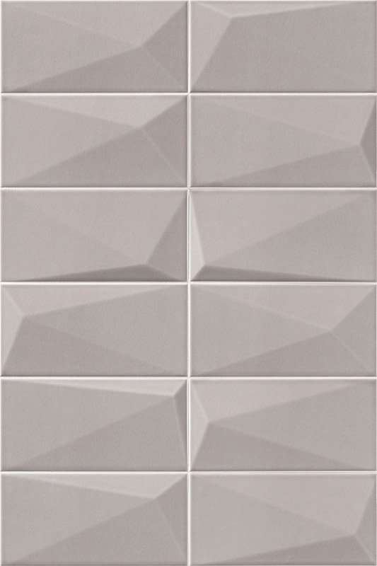 Керамическая плитка Mainzu Diamond Pearl, цвет серый, поверхность глянцевая, кабанчик, 100x200