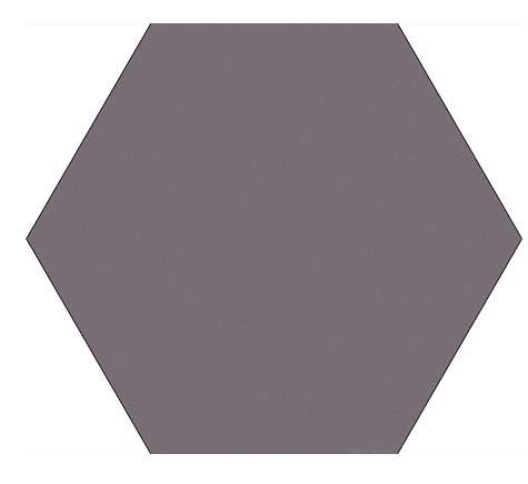 Керамогранит Emilceramica (Acif) Sixty Esagona Antracite Silktech EKMW, цвет чёрный, поверхность матовая, шестиугольник, 182x210