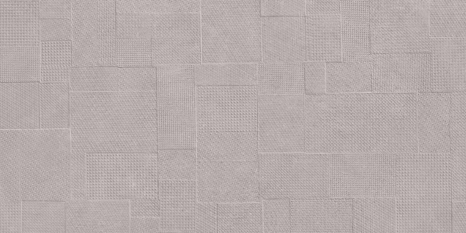 Керамогранит Emilceramica (Acif) Sixty Timbro Cenere Silk EKQF, цвет серый, поверхность матовая рельефная, прямоугольник, 600x1200