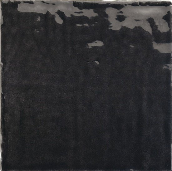 Керамическая плитка Equipe La Riviera Tourmaline 25862, цвет чёрный тёмный, поверхность глянцевая, квадрат, 132x132
