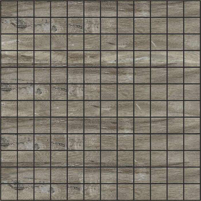 Мозаика Monocibec Yukon Atlin Mos (2,5X2,5)co 86254, цвет серый, поверхность матовая, квадрат, 300x300