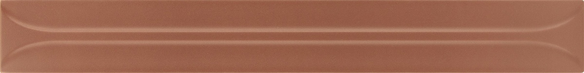 Керамическая плитка Equipe Hopp Bro Terra 31245, цвет терракотовый, поверхность матовая 3d (объёмная), прямоугольник, 50x400