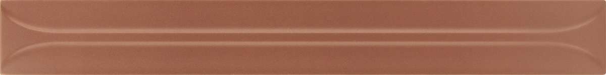 Керамическая плитка Equipe Hopp Bro Terra 31245, цвет терракотовый, поверхность матовая 3d (объёмная), прямоугольник, 50x400