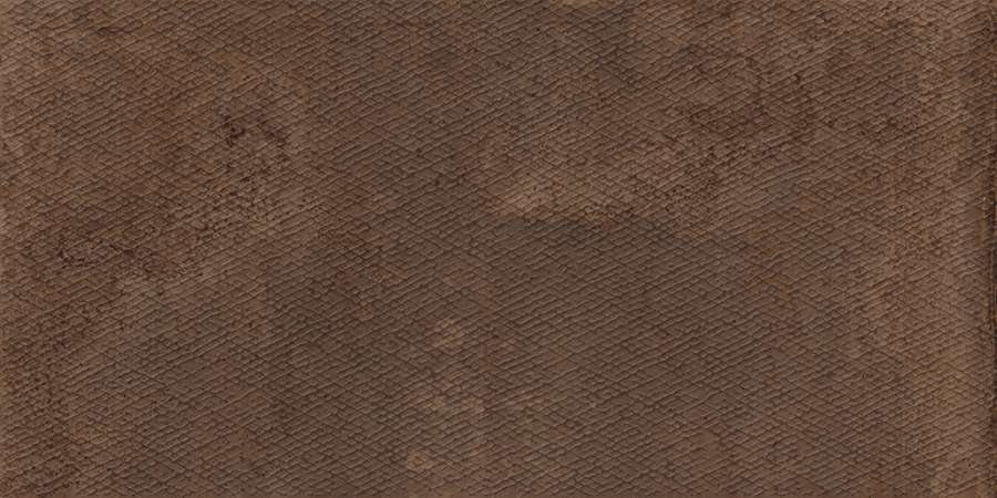 Керамогранит Apavisa Zinc Copper Skin, цвет коричневый, поверхность структурированная, прямоугольник, 600x1200