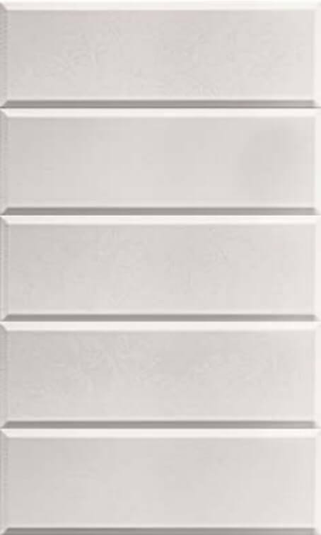 Керамическая плитка Versace Solid Gold Mix Patchwork White 265011, цвет белый, поверхность глянцевая, под кирпич, 200x600