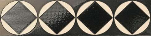 Бордюры Cinca Illusion Beige Magical 8451/411, цвет чёрный, поверхность матовая, прямоугольник, 140x600