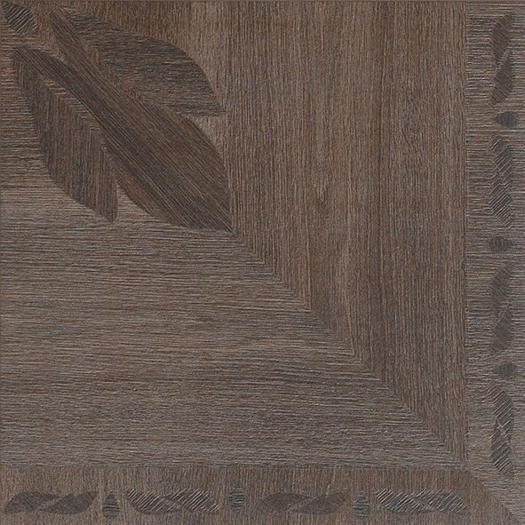 Керамогранит Petracers Rinascimento Floreale Mogano Lpp Rett, цвет коричневый, поверхность лаппатированная, квадрат, 500x500