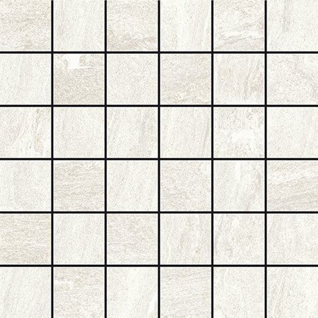 Мозаика Del Conca Engadina HEG 10 Bianco Mosaico, цвет белый, поверхность матовая, квадрат, 300x300