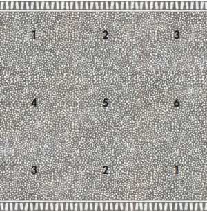 Декоративные элементы ABK Poetry Stone Carpet Metal 1 Nat PF60010215, цвет серый, поверхность матовая противоскользящая, квадрат, 1200x1200