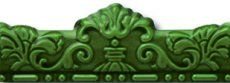 Бордюры CAS Mold Real Verde, цвет зелёный, поверхность глянцевая, прямоугольник, 70x200