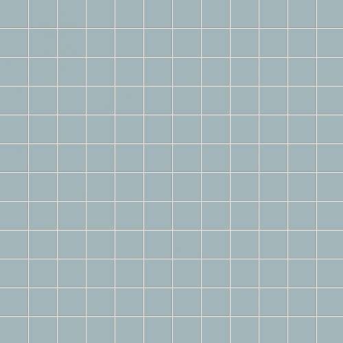 Мозаика Ce.Si Matt Polvere Su Rete 2,5x2,5, цвет голубой, поверхность матовая, квадрат, 300x300