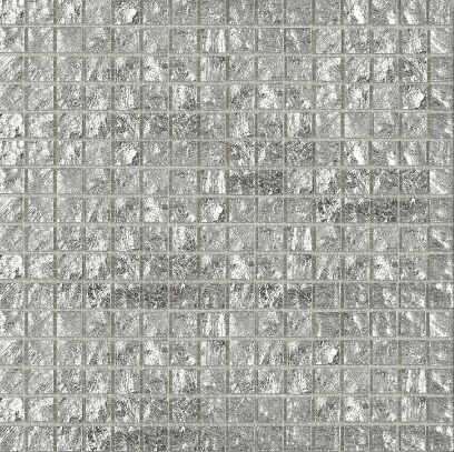 Мозаика Art & Natura Murano Specchio 1 15mm, цвет серый, поверхность глянцевая, квадрат, 300x300