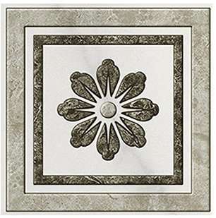 Вставки Cifre Taco Varesse, цвет серый, поверхность глянцевая, квадрат, 100x100
