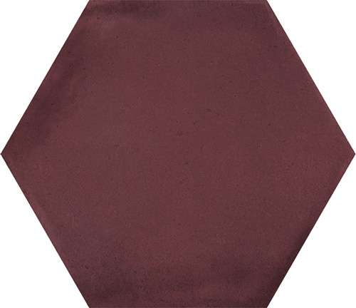 Керамическая плитка La Fabbrica Small Prune 180052, цвет бордовый, поверхность матовая, шестиугольник, 107x124