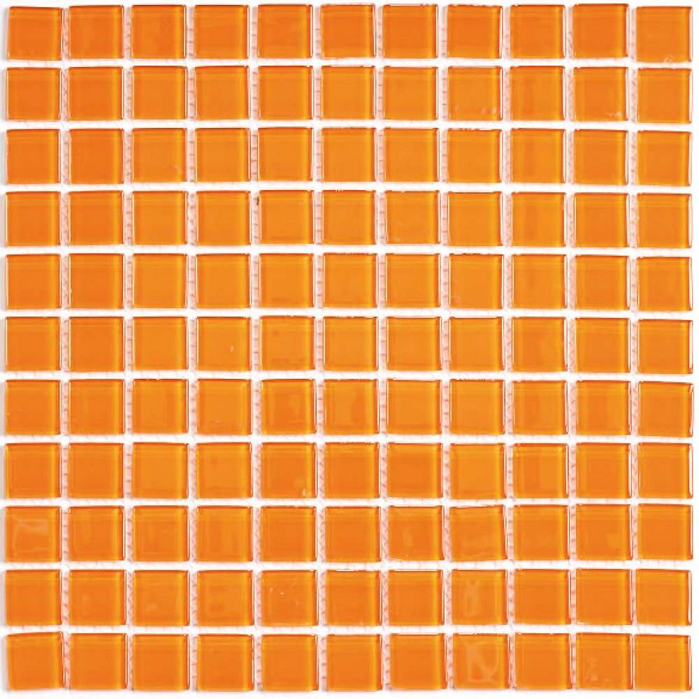 Мозаика Bonaparte Bonaparte Orange Glass, цвет оранжевый, поверхность глянцевая, квадрат, 300x300