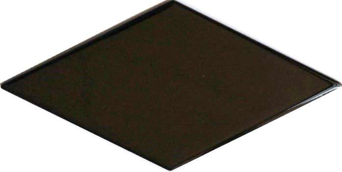 Керамическая плитка Cobsa Rombo Liso Negro, цвет чёрный тёмный, поверхность глянцевая, ромб, 100x200