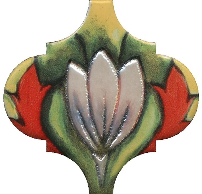 Декоративные элементы Kerama Marazzi Арабески Тоскана 10 глянцевый OS\A311\65000, цвет разноцветный, поверхность глянцевая, арабеска, 65x65