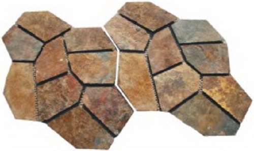 Мозаика NS Mosaic Paving PAV-106, цвет коричневый, поверхность матовая, прямоугольник, 250x400