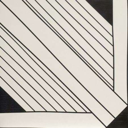 Керамогранит Ornamenta Tangle Frame TA6060FR, цвет чёрно-белый, поверхность матовая, квадрат, 600x600