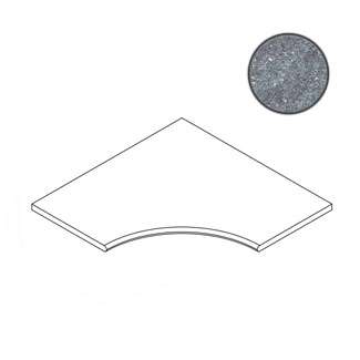 Спецэлементы Italon Genesis Silver Bordo Angolare Round 30 620090000604, цвет серый, поверхность матовая, квадрат, 600x600