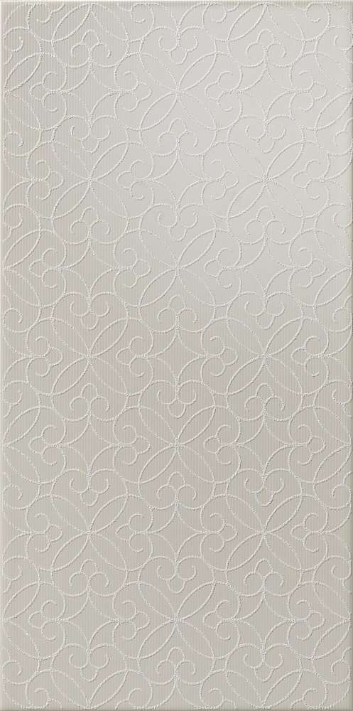 Декоративные элементы Love Tiles Acqua Nube Grigio, цвет серый, поверхность глянцевая, прямоугольник, 225x450