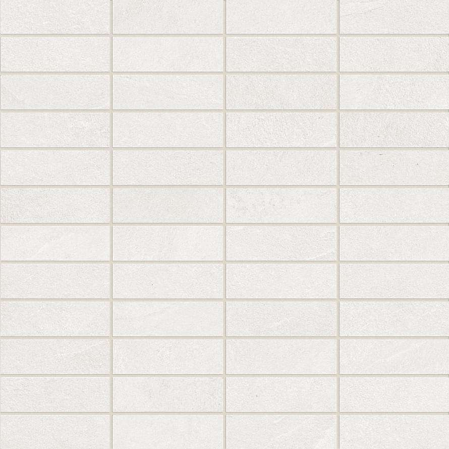 Мозаика Ergon Cornerstone Mosaico Plurima Slate White EKRZ, цвет белый, поверхность натуральная, квадрат, 300x300