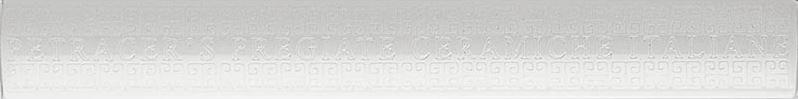 Бордюры Petracers Grand Elegance Sigaro Panna Con Griffe E Cornice, цвет серый, поверхность глянцевая, прямоугольник, 25x200
