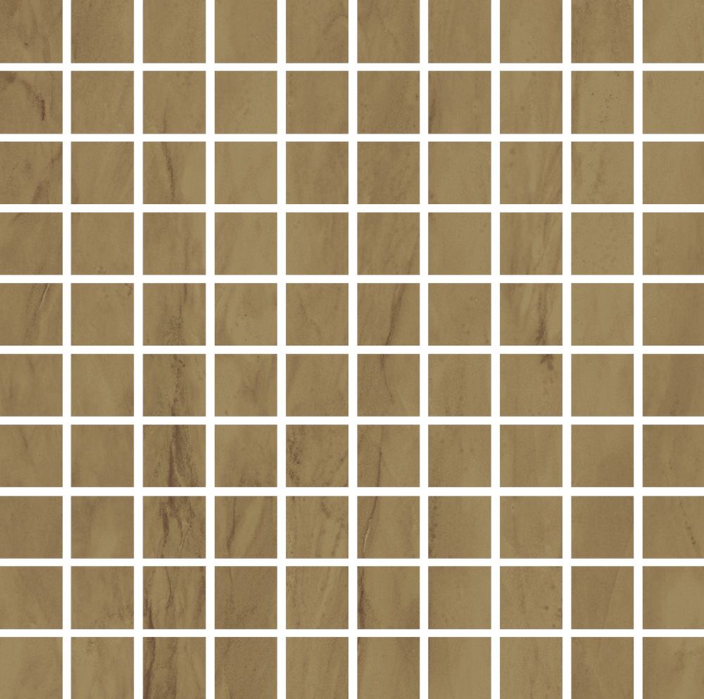 Мозаика Brennero Venus Mosaico 2,3 Visone Lapp, цвет коричневый, поверхность лаппатированная, квадрат, 300x300