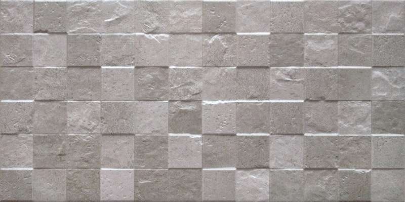 Мозаика Cifre Block Nordic Grey, цвет серый, поверхность рельефная, прямоугольник, 300x600