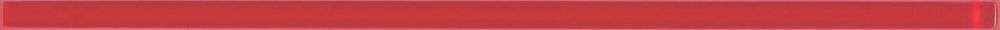 Бордюры Ceramika Konskie Oxford Szklana T 40, цвет красный, поверхность матовая, прямоугольник, 15x500