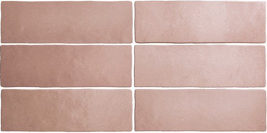 Керамическая плитка Equipe Magma Coral Pink 24961, цвет розовый, поверхность матовая, прямоугольник, 65x200