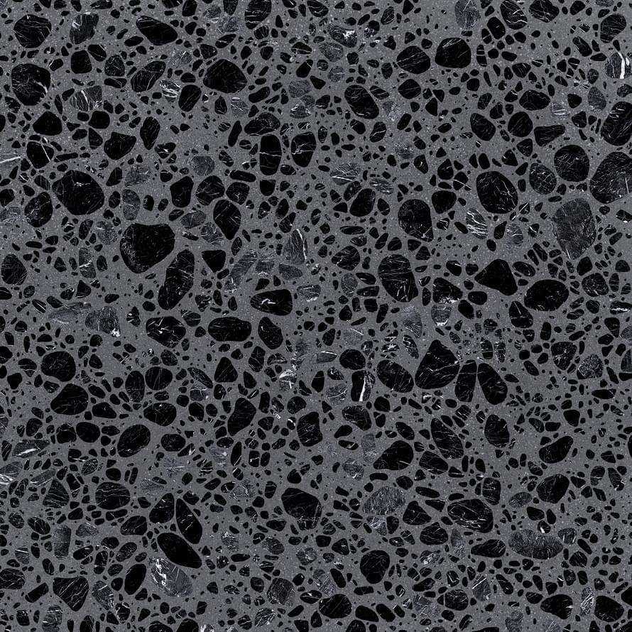 Керамогранит Ergon Medley Dark Grey Pop EH9L, цвет чёрный, поверхность матовая, квадрат, 600x600